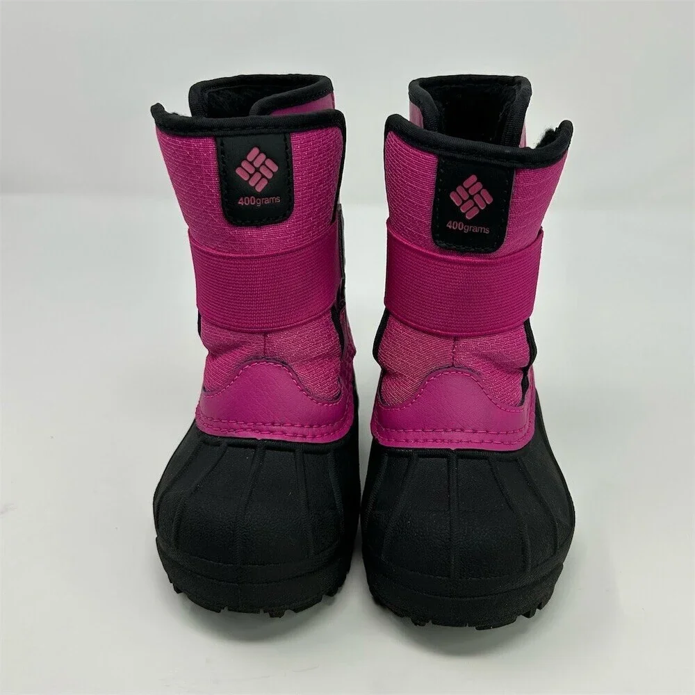 Columbia Powderbug Snowlite Girls Winter Snow Boots Pink Waterproof **Size 7**